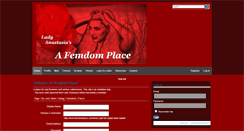 Desktop Screenshot of femdomplace.com